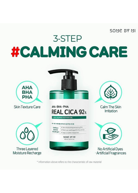 AHA∙BHA∙PHA Real Cica 92% umirujući hidratantni gel