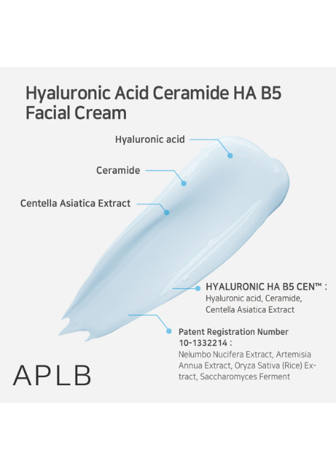 APLB HYALURONIC ACID CERAMIDE HA B5 CREAM 55ml