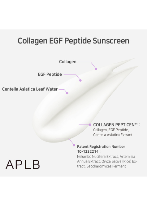 APLB Collagen EGF Peptide Sunscreen SPF50+ PA++++ (40ml)