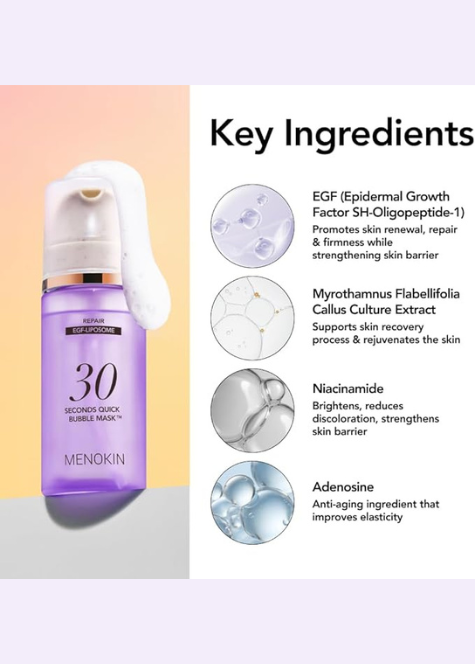 MENOKIN 30 Seconds Quick Bubble Mask Repair 95ml